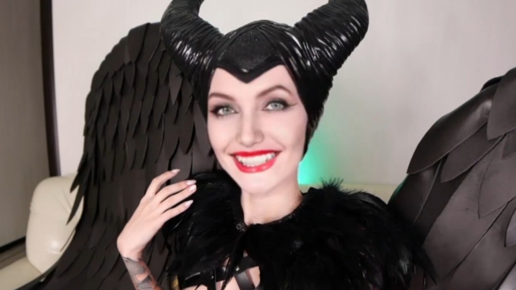 Maleficent is one bad Bitch (Angelina Jolie) Happy Halloween