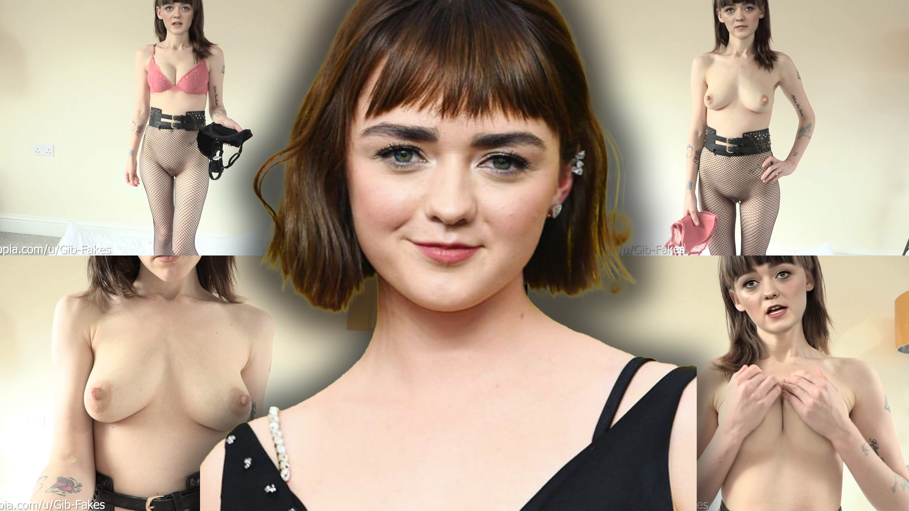 Maisie Williams - Why Are You Cumming In Mommy's Bras?